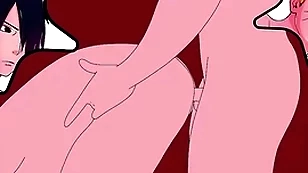 Naruto and sasuke have joyous sex