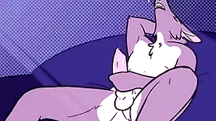 Furry unaccompanied male masturbation gifs
