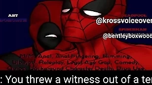 Spiderman and deadpool feigning doctor