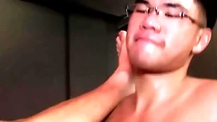 Asian doctor bangs his patient inspection having his dick sucked