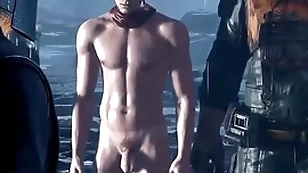 Hot naked 3d lead actor character hither game