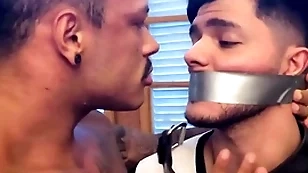 Fito torres in bondage scenes with jerri gomes fucking tied up and gagged
