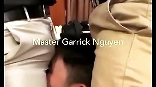 Master garrick and his friend dominated a lucky slave