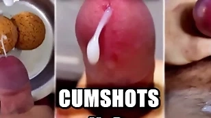 50 best cumshots compilation fro 30 minutes / lots of cum, male orgasm, convulsions / 2023