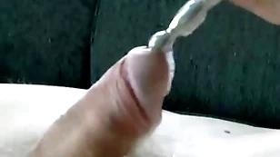 Sex toy fucked with an increment of sucked my soul with my cum