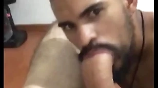 Sucking bigdick of daddy