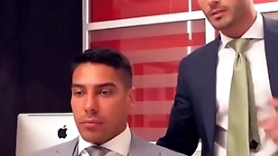 Menatplay suited andy star and salvador mendoza anal survive