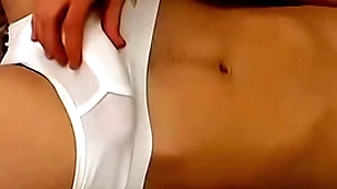 Direct joey steels teases his cock over lingerie and cums