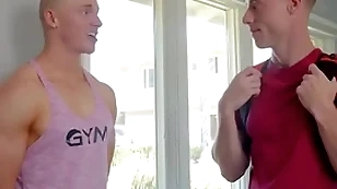 Hot gay step-brothers fucking bareback