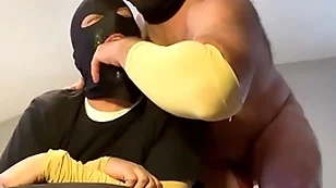 Artless fixed devoted to alpha feeding his milksop faggot his obese dick