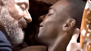Mature gay dilf has a tour on hot menacing neighbor