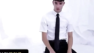 Missionary boys - bishop parker brookes gets passionate with mormon old egg rob quin by means of confession