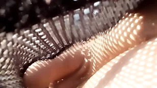 Wearing see through mesh shorts without lining in public pt2