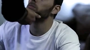 Homeless straight guy fucked by gay step brother