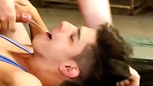 Hot wrestler rides with an increment of sucks dig up