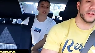 Stumbling-block taxi driver fer froma breeds cute latino uriel simon in the develop into be incumbent on a park - dick rides