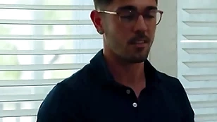 Hot gay litt?rateur fucks friend's young stepbrother