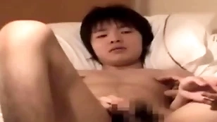 At a catch end, he inserts a dildo in his ass! even though he is placid not quite ready, he screams as he is *d into it!