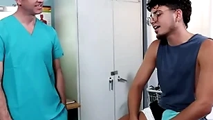 Doctor stepuncle finds widely stepnephew is procure older guys