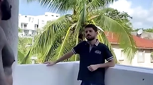 Latin old egg climbs into neighbors room be advantageous to gay sex