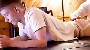 Hot big dick shtick confessor fucks teen in jockstrap bareback-gayzest.com