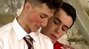 Twink give uniform jacked stay away from by his dominant master