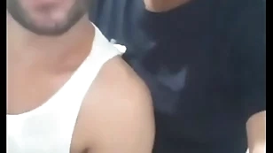 Safado me esperou com a cueca furada