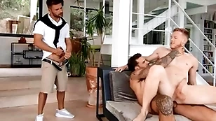 Sucked, fucked and cucked/ men / papi kocic, jota palma, sean weiss  /  -follow and watch papi at www.men.com/papi