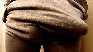 Giant cock closeup pov masturbation and cumshot