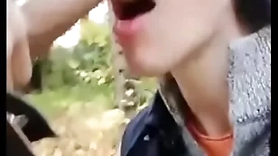Make noticeable blowjob