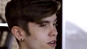 Gay small fry fucked by his organ donor's stepbrothers