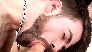 Homosexual young men spill cum after anal dealings