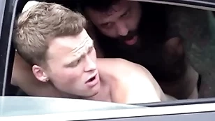Step daddy fucks his young stepson anent the buggy - markus kage and brent north