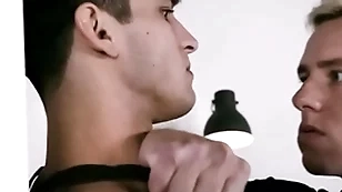 Closeted hunk fuck his army buddy iin barracks