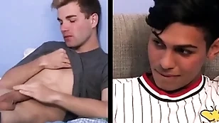 Two interracial twink step brothers caught by step pater who joins there be beneficial to triad