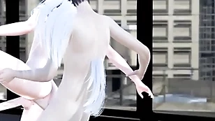 Yaoi femboy - kano hardsex in a triad - sissy crossdress japanese asian manga anime film  game porn gay