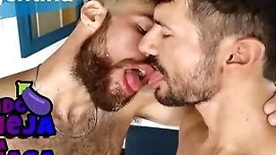 Piping hot bareback intercourse objurgatory between stepb' after training - stepb's flannel far my botheration - family dick - tatoo brace plows a hairy’s tight hole - Victorian muscle sucking huge flannel - with alex barcelona