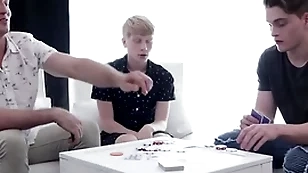 Tricky stepdad fuck his offspring after carrying-on poker - penetrate paris