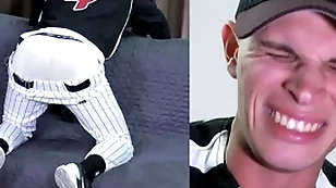 Frank u.s. marine spanked in a baseball unchangeable