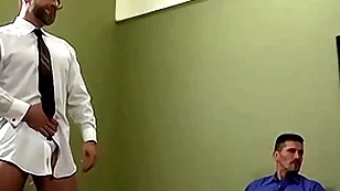Hardcore orgy with muscular daddies and young guys