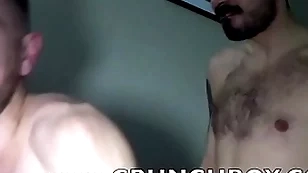 Sexy french twink fucked bareback by koldo goran and breed
