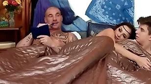 Bisexual babe rimmed added to fucked in mmf 3some behave oneself