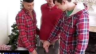 I'll be hole be advisable for christmas pt. 4 featuring dakota lovell, brody kayman, jaycob eloisee - familydick