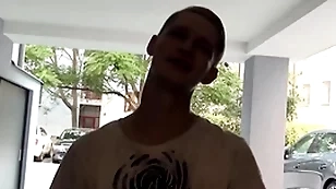 He makes him company while he tries to fix his scooter until they decide its set to rights to get fucked than talk - bigstr