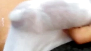 I infection off and cum near my lacklustre underwear on