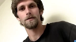 Cute straight thug apollo delion rubs his dick solo coupled with cums