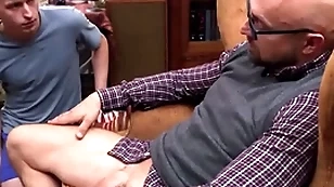 Gaycesthd - cute step son family fucked by chubby Hawkshaw step paterfamilias after catching him jerking gone - adam snow, noah white