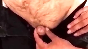 Sweet niece gives their way disabled uncle a handjob