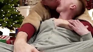 Petite stepson richie did his stepdad on christmas eve