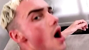Stepbrother helps calm down viagra effected cock